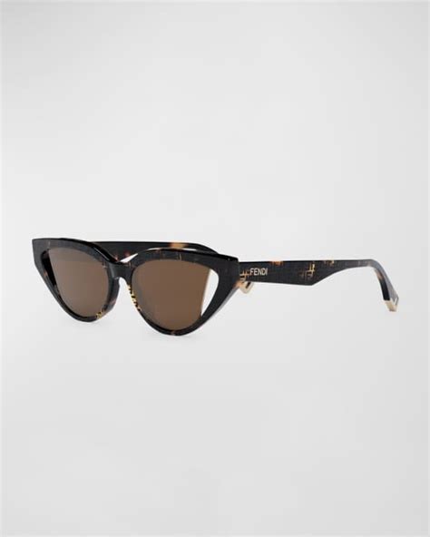 fendi cut out cat eye sunglasses|occhiali Fendi cat eye.